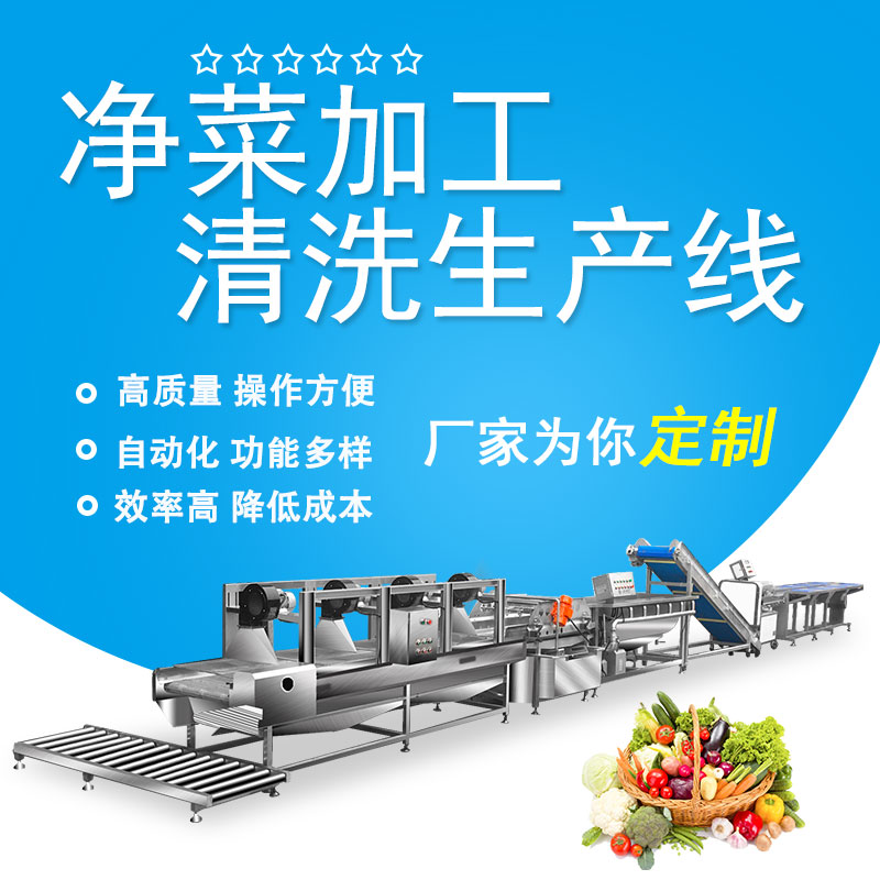 凈菜加工清洗生產(chǎn)線(xiàn)